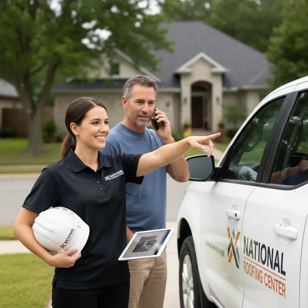 National Roofing Center customer support in Rush